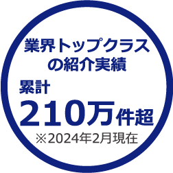 年間 約22万件を超える成約！（2023年度）